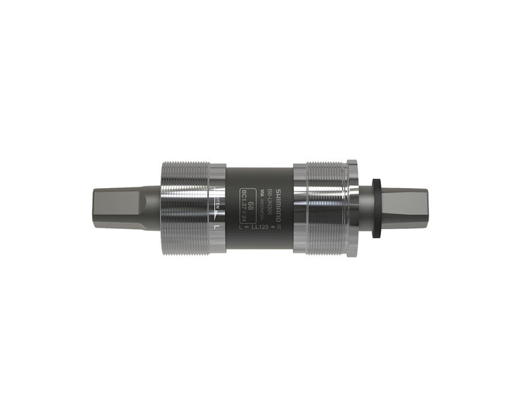 STANDARD BOTTOM BRACKET BB-UN300 SPINDLE: SQUARE TYPE SHELL: BSA 68MM SPINDLE: 127.5MM (D-EL) W/FIXING BOLT