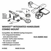 K-Edge Wahoo Integrated Handlebar System Combo Mount