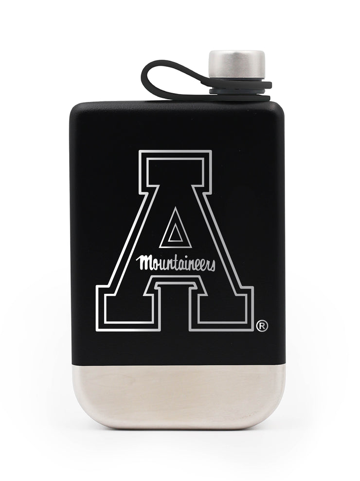 9oz Flask - Block "A" - Black