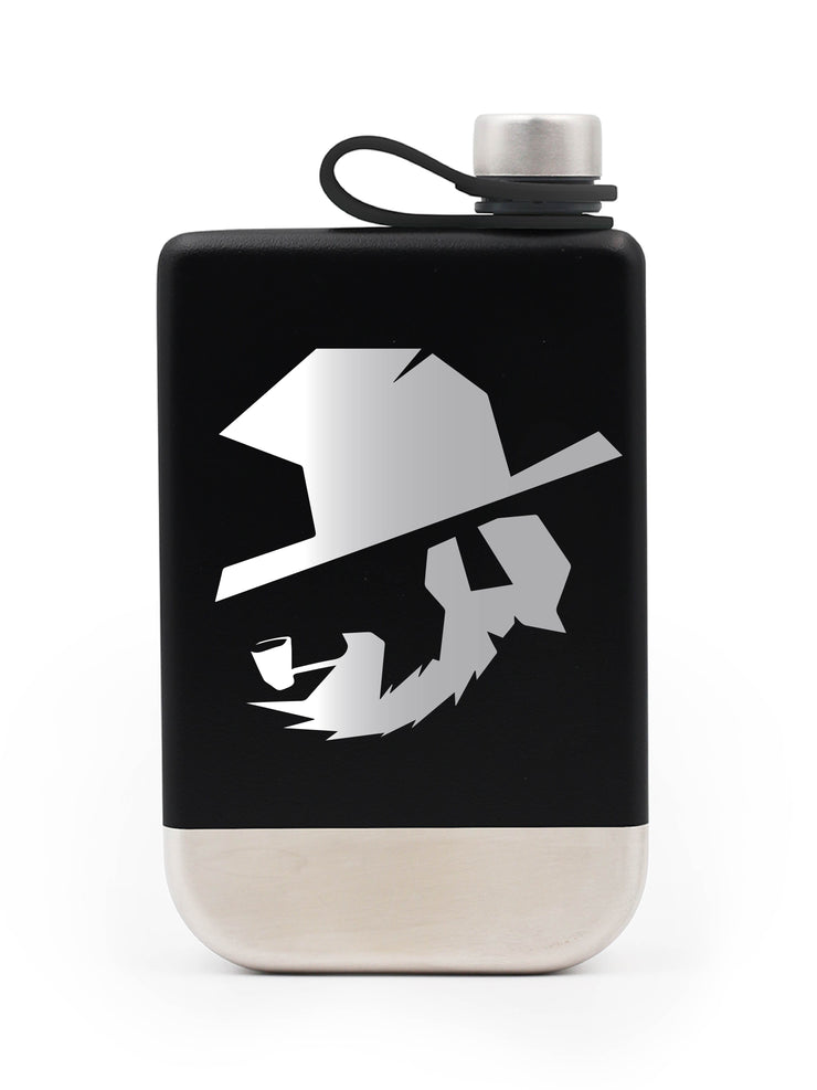 9oz Flask - Yosef - Black