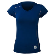 Women's Fitted Performance Shirt - Short Sleeve (Navy)
