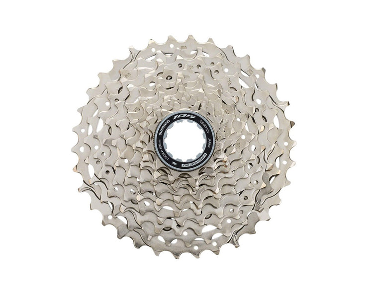 SHIMANO 105 CS-R7101-12 CASSETTE - 12-SPEED, 11-34T, HG L2, SILVER