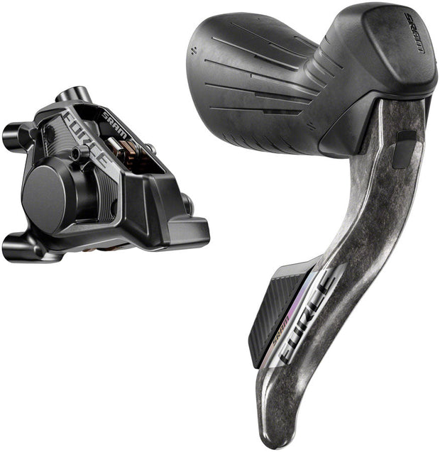 SRAM Force eTap AXS HRD Shift/Brake Lever and Hydraulic Disc Caliper - Right/Rear, Flat Mount 20mm Offset, 1800mm Hose,