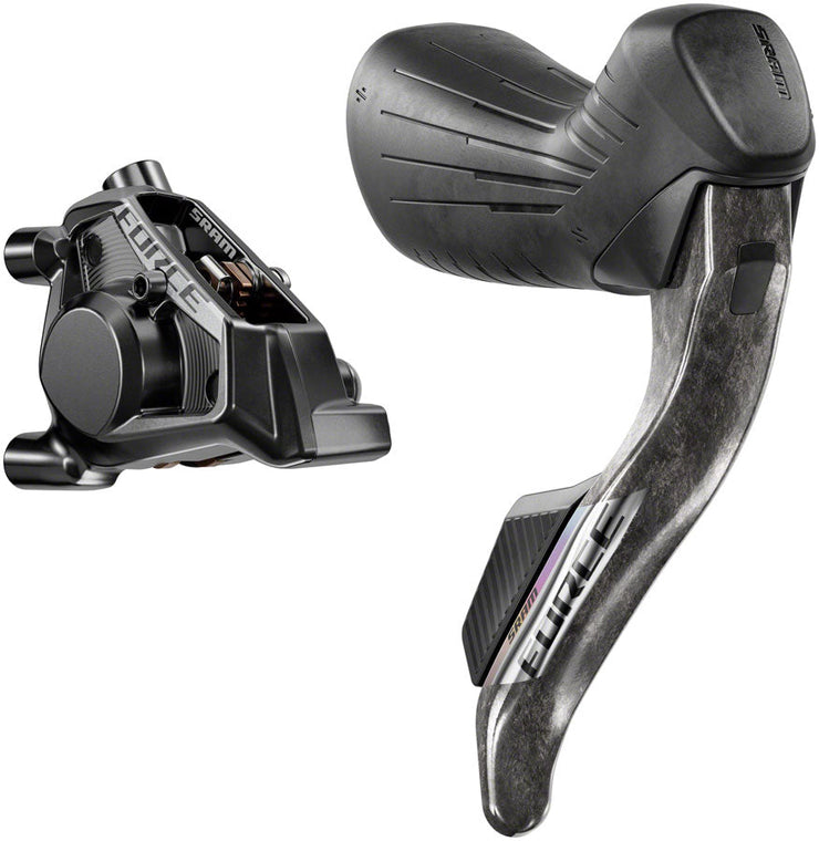 SRAM Force eTap AXS HRD Shift/Brake Lever and Hydraulic Disc Caliper - Right/Rear, Flat Mount 20mm Offset, 1800mm Hose,