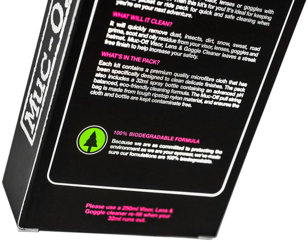 Muc-Off Visor, Lens, & Goggle Cleaning Kit