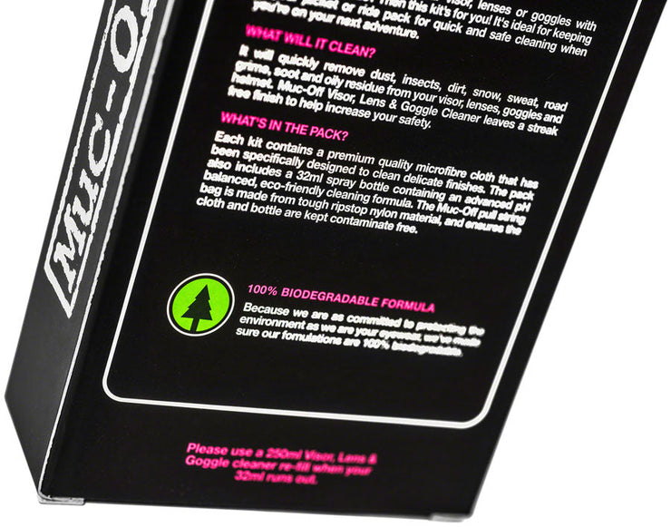 Muc-Off Visor, Lens, & Goggle Cleaning Kit