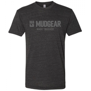 CLEARANCE ITEM - MudGear Made Tougher - Tri-Blend Tee (Heather Black)