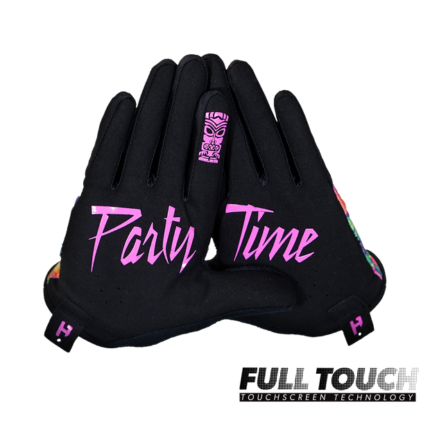 Gloves - Pink Miami Floral by Handup Gloves