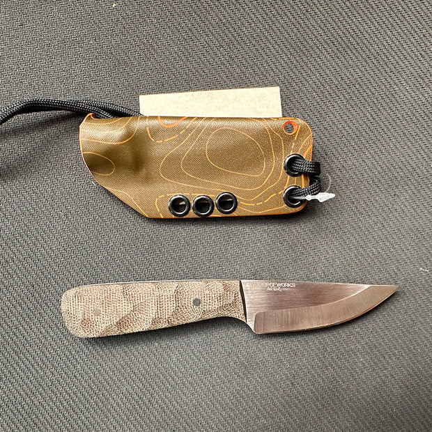 Little Bird AEB-L Green Micarta