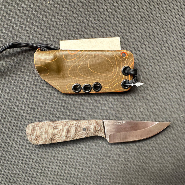 Little Bird AEB-L Green Micarta