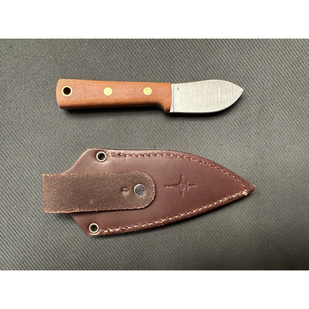 Drover A2 Flat Natural Micarta