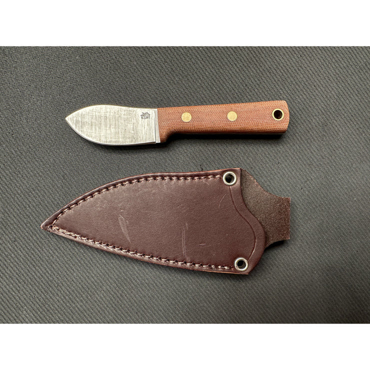 Drover A2 Flat Natural Micarta