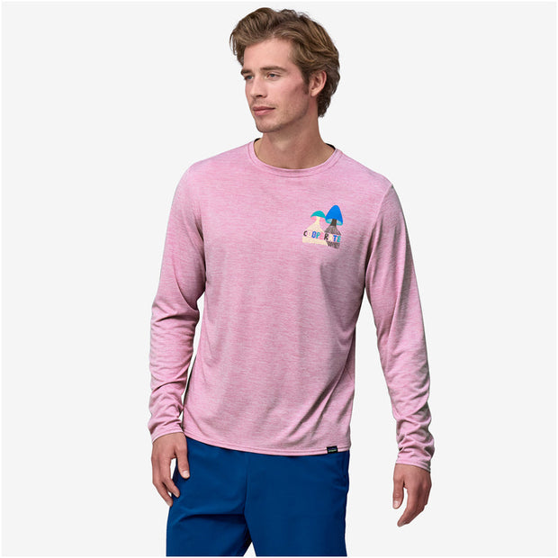 M LS Cap Cool Daily Graphic Shirt - Lands