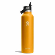 24 oz Standard Mouth with Flex Straw Cap - Fossil