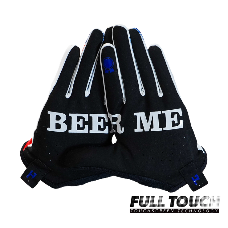 Gloves - Pabst Blue Ribbon Can