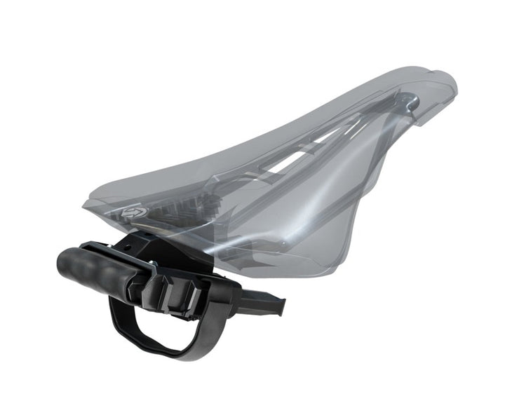 Pro Smart Saddle Container Black W/ Base Mount Blk