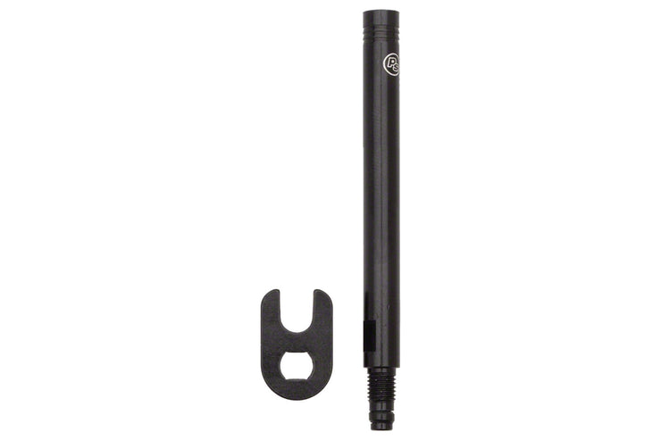 PROBLEM SOLVERS PRESTA VALVE EXTENDER: REMOVABLE CORE 70MM BLACK