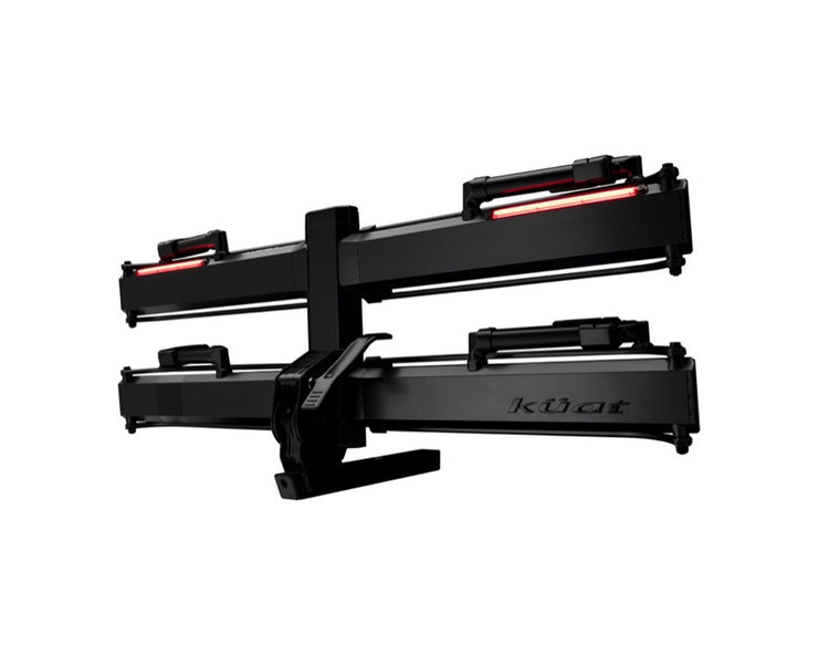 Kuat Piston™ Pro X 2" Led Dual Ratchet Platform Rack With Kashima - 2 Bike - Galaxy Gray