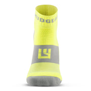 MudGear Quarter (¼) Crew Socks - Neon Yellow (2 pair pack)