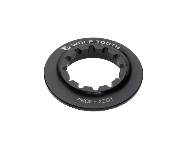 WOLF TOOTH CENTERLOCK ROTOR LOCKRING - INTERNAL SPLINED, BLACK