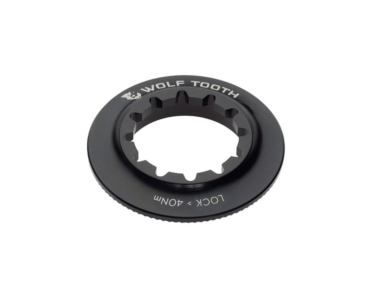 WOLF TOOTH CENTERLOCK ROTOR LOCKRING - INTERNAL SPLINED, BLACK