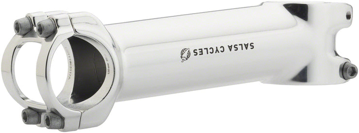 SALSA GUIDE STEM - 100MM 31.8 CLAMP +/-6 1 1/8 ALUMINUM SILVER