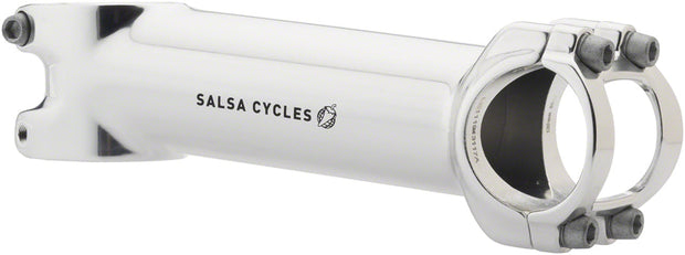 SALSA GUIDE STEM - 100MM 31.8 CLAMP +/-6 1 1/8 ALUMINUM SILVER