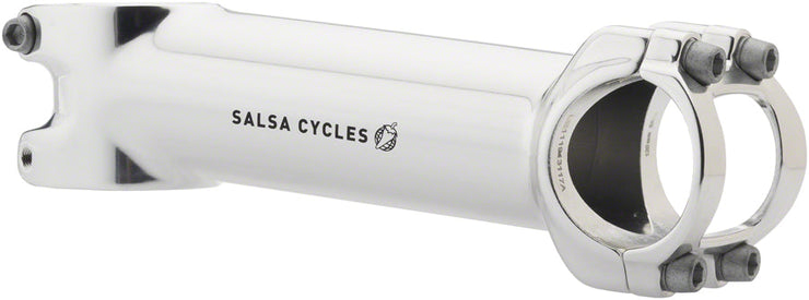 SALSA GUIDE STEM - 100MM 31.8 CLAMP +/-6 1 1/8 ALUMINUM SILVER