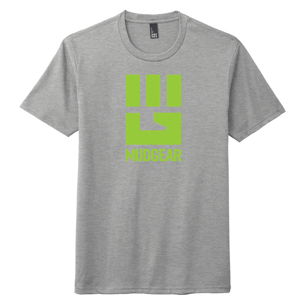 MudGear Tri-Blend Fist Logo Tee - Lime Green (Made to Order DTF)