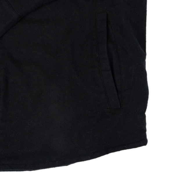 Quilted Shacket - Black on Black