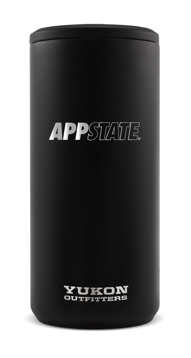 Slim Can Cooler - App State - Black