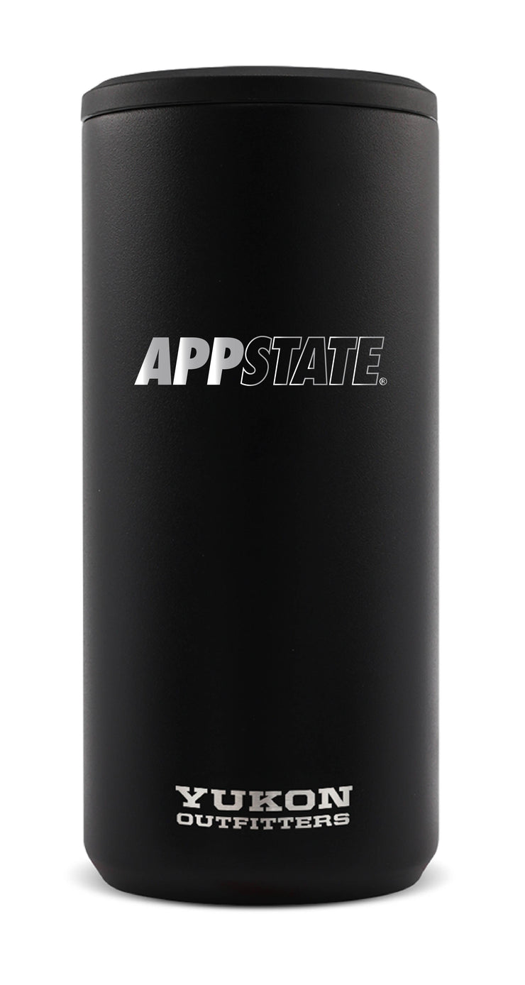 Slim Can Cooler - App State - Black