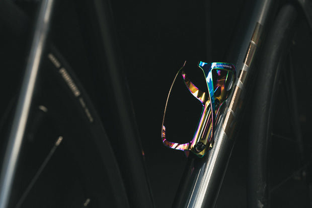 State Bicycle Co. - Metallic Series Bottle Cage - Galaxy / Oil Slick