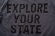 State Bicycle Co. - "Ambigram" - Pocket Long Sleeve T-Shirt (Graphite)