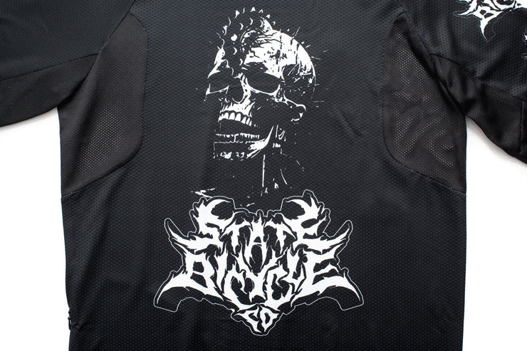 State Bicycle Co. - "Death Metal" All-Road Jersey - Long Sleeve Tech-T