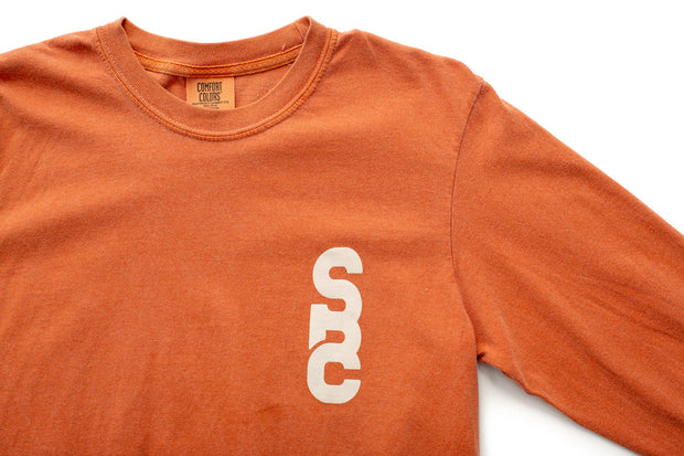 State Bicycle Co. - "Mountains" - Long Sleeve T-Shirt (Yam)