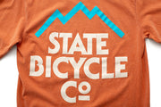 State Bicycle Co. - "Mountains" - Long Sleeve T-Shirt (Yam)