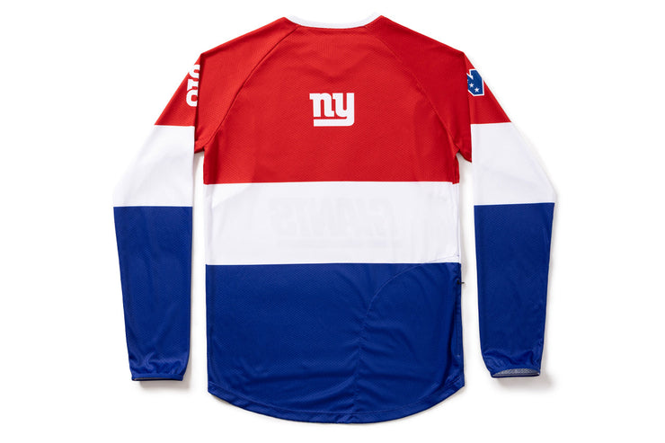 State Bicycle Co. | NFL Collection – Long-Sleeve MTB Jersey – New York Giants