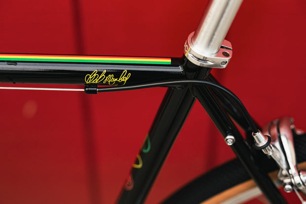 State Bicycle Co. x Bob Marley - 4130 Road+ - Rasta Stripe Black