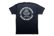 State Bicycle Co. - "Manufacturing The Finest" - Premium T-Shirt (Black / Off-White)
