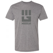 CLEARANCE ITEM - MG Logo - USA Made Tri-Blend Tee (Heather Grey)