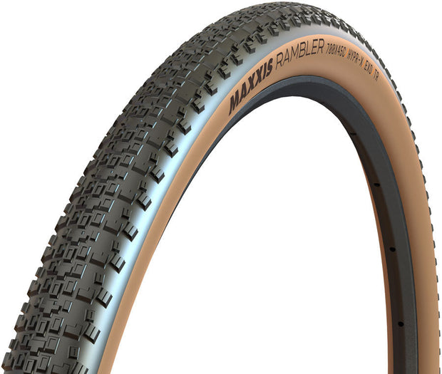 Maxxis Rambler Tire - 700 x 45, Tubeless, Folding, Black/Tan, HYPR-X, EXO