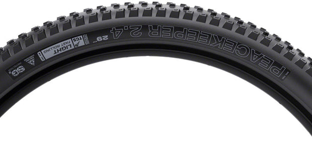 WTB Peacekeeper Tire - 29 x 2.4, TCS Tubeless, Folding, Black, Light/Fast Rolling, TriTec, SG2