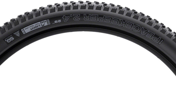WTB Peacekeeper Tire - 29 x 2.4, TCS Tubeless, Folding, Black, Light/Fast Rolling, TriTec, SG2