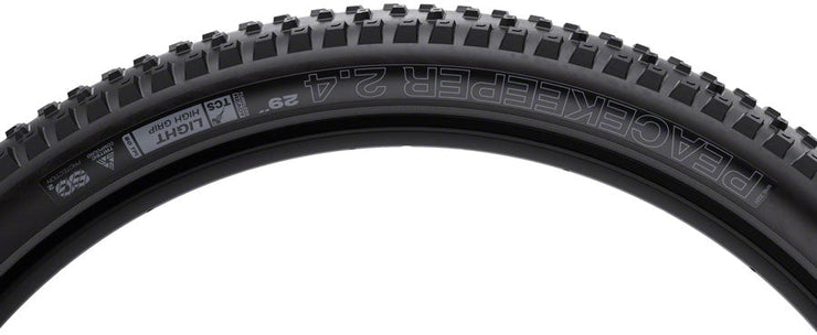 WTB Peacekeeper Tire - 29 x 2.4, TCS Tubeless, Folding, Black, Light/High Grip, TriTec, SG2