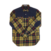 Quilted Shacket - Olive Flannel