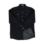 Quilted Shacket - Black on Black