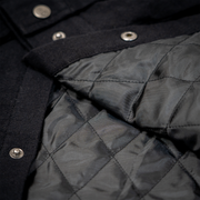 Quilted Shacket - Black on Black