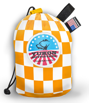 Vista Hammock (Orange and White Checkerboard)