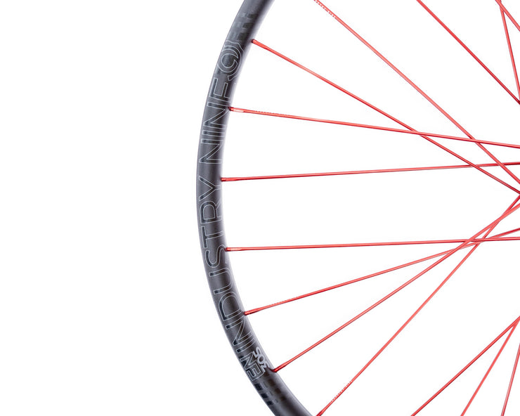 Industry Nine Hydra EN305v3 29" Wheelset 15x110 12x148 XD Red Hub/Spokes